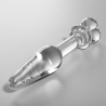 plug anal modèle 7 verre borosilicate clair 13.5 cm -o- 3 cm