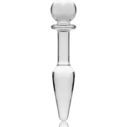 plug anal modèle 7 verre borosilicate clair 13.5 cm -o- 3 cm