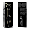 plug anal modèle 7 verre borosilicate clair 13.5 cm -o- 3 cm