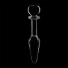 plug anal modèle 7 verre borosilicate clair 13.5 cm -o- 3 cm