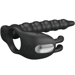 blackney anneaux pénis avec plug vibrateur