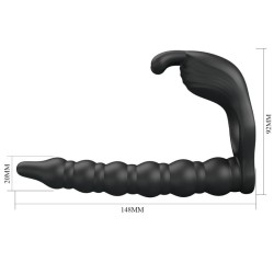 blackney anneaux pénis avec plug vibrateur