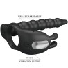 blackney anneaux pénis avec plug vibrateur