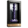 plug anal avec vibration et perles riverles petite sensations