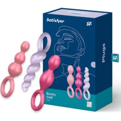 jeu de bouchons anal 3 pcs tricolore