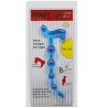 balles anal bleues bendy twist