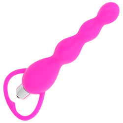 stimulateur anal avec vibration fuchsia