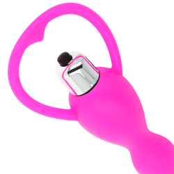 stimulateur anal avec vibration fuchsia