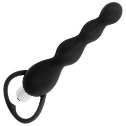 stimulateur anal à vibration noire