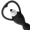 stimulateur anal à vibration noire
