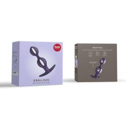 b balles duo blanc-violet fonc?