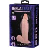 gode vibrant et gonflable réaliste