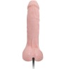 gode vibrant et gonflable réaliste 18.8 cm