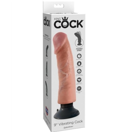 gode vibrateur 23 cm naturel
