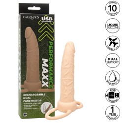 performance maxx rechargeable double pénétrateur peau claire