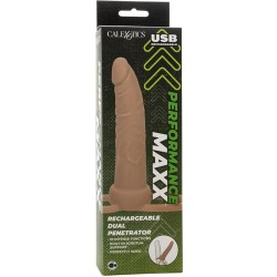 performance maxx rechargeable double pénétrateur peau claire