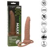 performance maxx rechargeable double pénétrateur peau brun