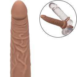 performance maxx rechargeable double pénétrateur peau brun