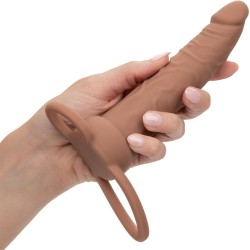 performance maxx rechargeable double pénétrateur peau brun