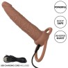 performance maxx rechargeable double pénétrateur peau brun