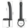 dillion double pénétration double anneau pénal noir