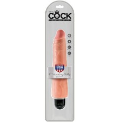 vibrateur réaliste et rigide 23 cm - naturel