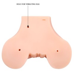 vagin et anus avec maille réaliste avec vibration