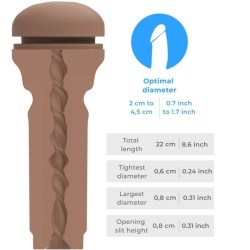 feel stroker fesses extra serrees marron moyen