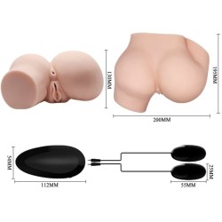 cul avec vagin et anus réalistes et vibration