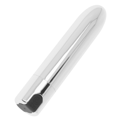 balle vibrante argent 9,5 cm