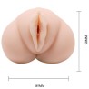 masturbadeur vagin peau d'eau avec balles vibrantes