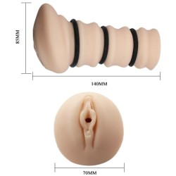 masturbador avec anneaux modèle vagin 2