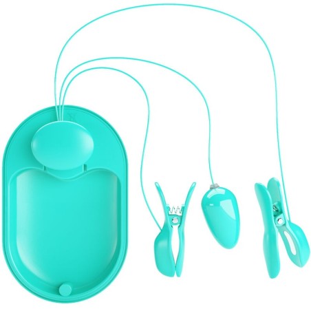 boite surprise pince a electro stimulation bleue