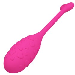 oeuf vibrant rose fisher contrôlé par application