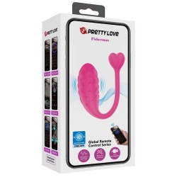 oeuf vibrant rose fisher contrôlé par application