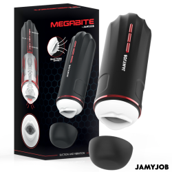 masturbateur buccal automatique megabite 5 modes d'ondes stimulantes et de vibrations