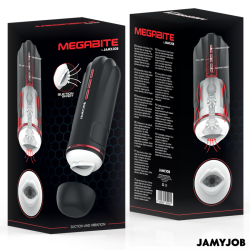 masturbateur buccal automatique megabite 5 modes d'ondes stimulantes et de vibrations