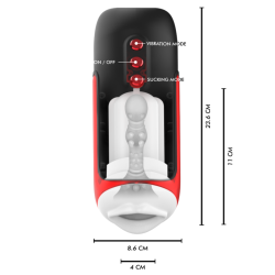 masturbateur buccal automatique blaze 5 modes ondes stimulantes et vibrations