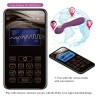 hector electroshock vibrateur par app control violet