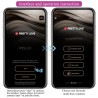 hector electroshock vibrateur par app control violet