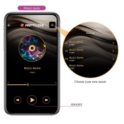 hector electroshock vibrateur par app control violet