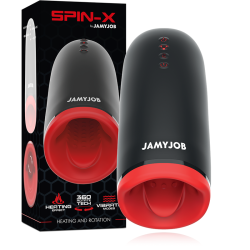 masturbateur chauffant et rotation spin-x