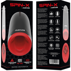 masturbateur chauffant et rotation spin-x