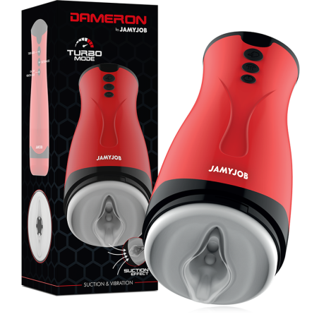 masturbateur à aspiration et vibration dameron