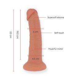 grand gode vibrateur bogotá 9 vitesses naturel 22 cm -o- 4,5 cm - application gratuite