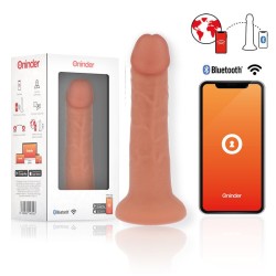 gode vibrateur bogotá moyen 9 vitesses naturel 20 cm -o- 4.2 cm - application gratuite