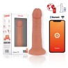 gode vibrateur bogotá moyen 9 vitesses naturel 20 cm -o- 4.2 cm - application gratuite