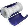 masturbateur pour homme dj lady avec vibration 5 réglages violet