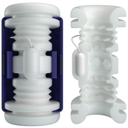 masturbateur pour homme dj lady avec vibration 5 réglages violet