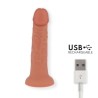 gode vibrateur bogotá moyen 9 vitesses naturel 20 cm -o- 4.2 cm - application gratuite